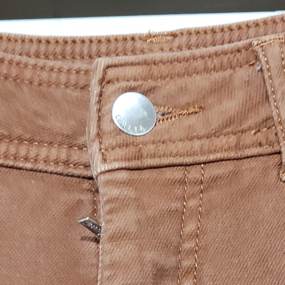 CALIA by Carrie Underwood Burnt Orange Flare Jeans - Picture 3 of 5